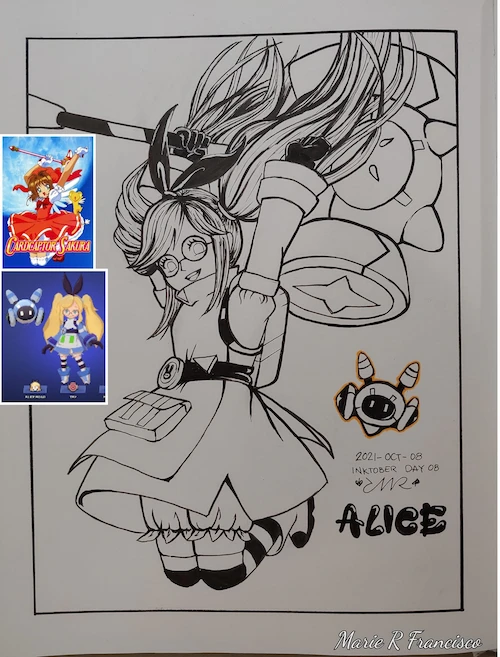 Personal drawing of Alice from Smash Legends